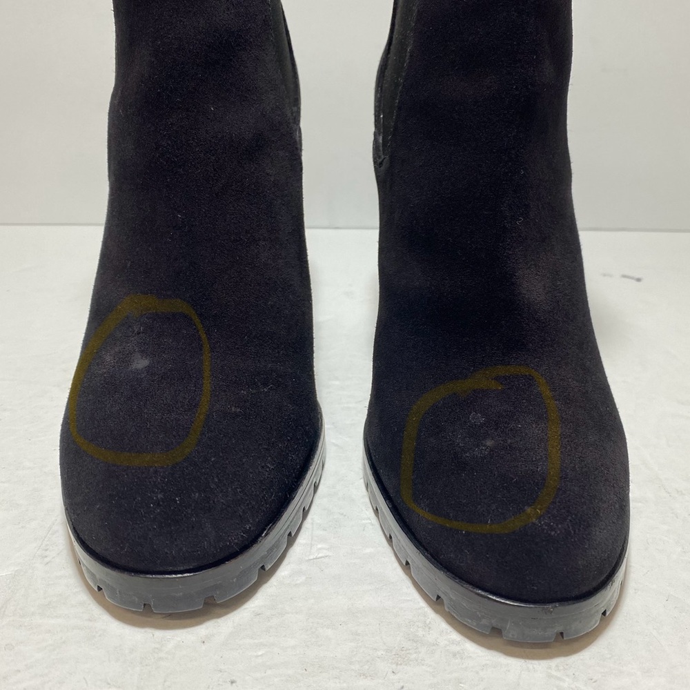 Coach Odelle Black Suede Chelsea Boots Women's Ankle Boots Size 7.5 - Picture 16 of 16